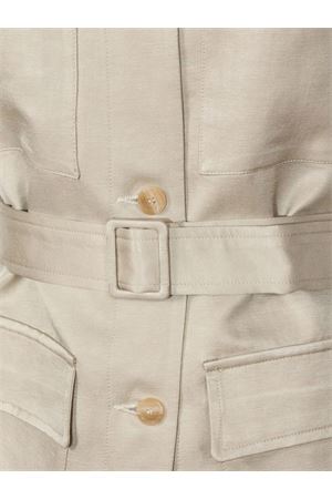 Beige viscose and linen waistcoat SEMI COUTURE | S6SM02B600